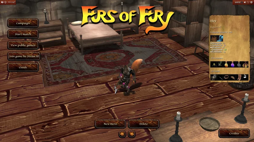 Скриншот 1 к игре Furs of Fury