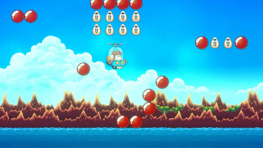 Скриншот 1 к игре Alex Kidd in Miracle World DX