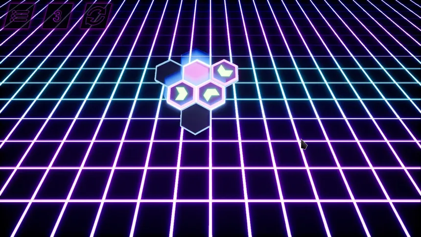 Скриншот 2 к игре Retrowave Hexon