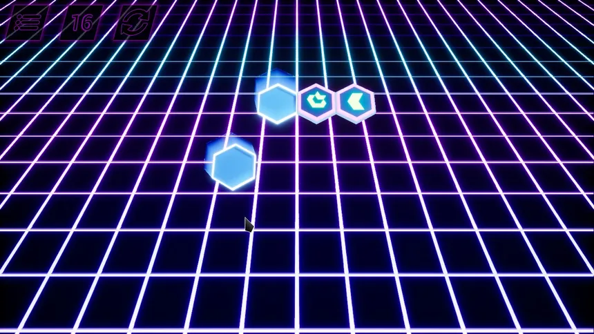 Скриншот 3 к игре Retrowave Hexon