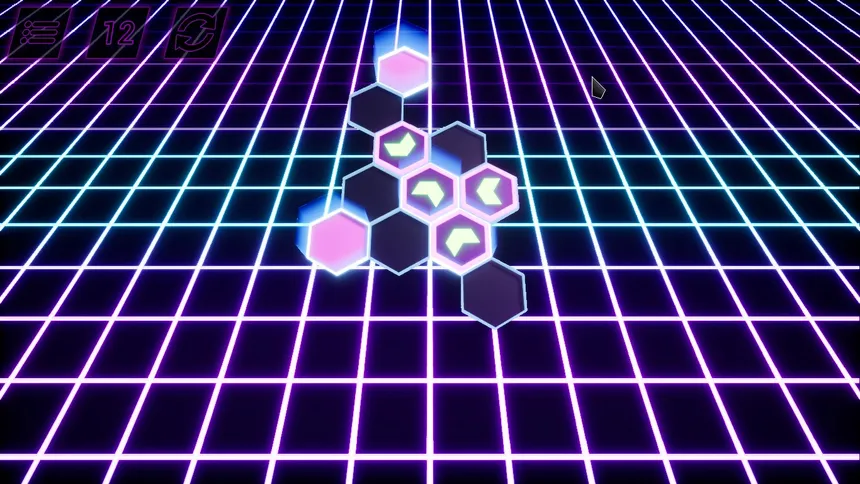 Скриншот 4 к игре Retrowave Hexon
