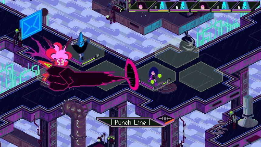 Скриншот 4 к игре Keylocker | Turn Based Cyberpunk Action