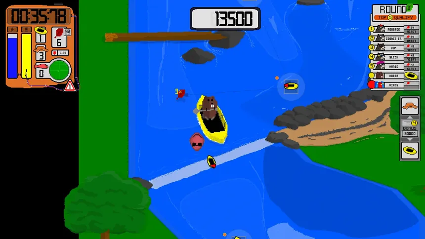 Скриншот 3 к игре Beaver Fun River Run - Steam Edition