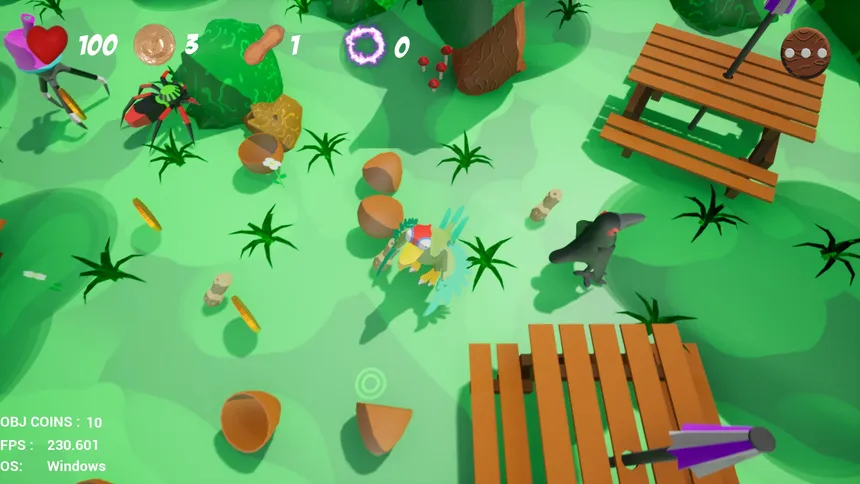Скриншот 2 к игре Sqwark! A Nutty Adventure