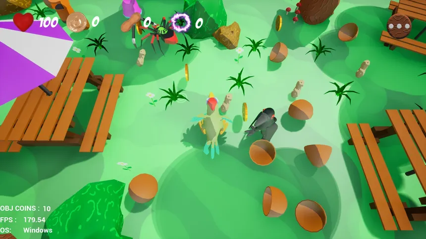 Скриншот 8 к игре Sqwark! A Nutty Adventure