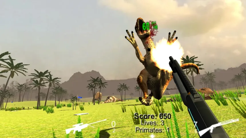 Скриншот 3 к игре Dinosaur Hunting Patrol 3D Jurassic VR