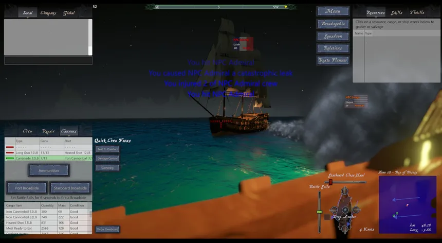 Скриншот 1 к игре Broadside: Perilous Waters