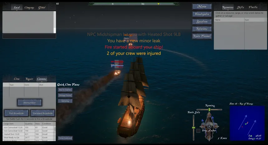 Скриншот 4 к игре Broadside: Perilous Waters