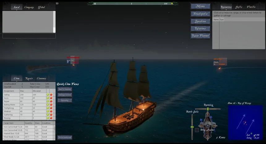 Скриншот 6 к игре Broadside: Perilous Waters