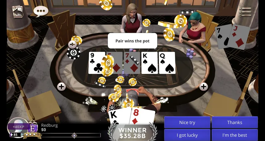 Скриншот 1 к игре CasinoLife Poker - #1 Free Texas Holdem 3D