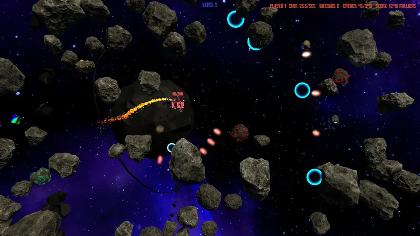 Скриншот 4 к игре Asteroids 44 (For Four)