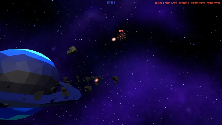 Скриншот 5 к игре Asteroids 44 (For Four)