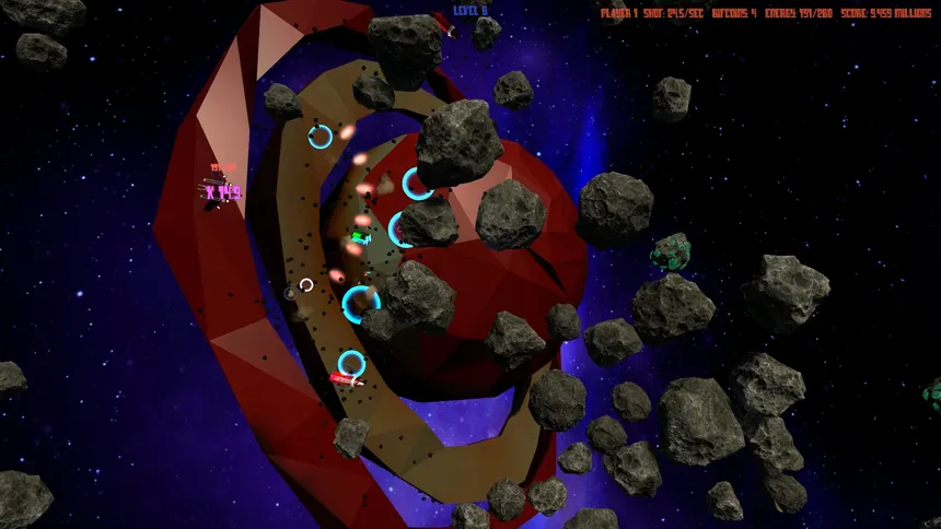 Скриншот 6 к игре Asteroids 44 (For Four)