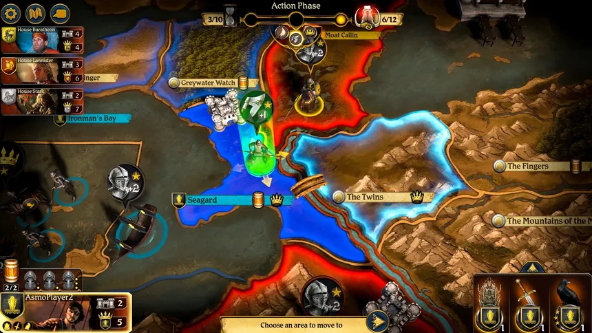Скриншот 2 к игре A Game of Thrones: The Board Game - Digital Edition