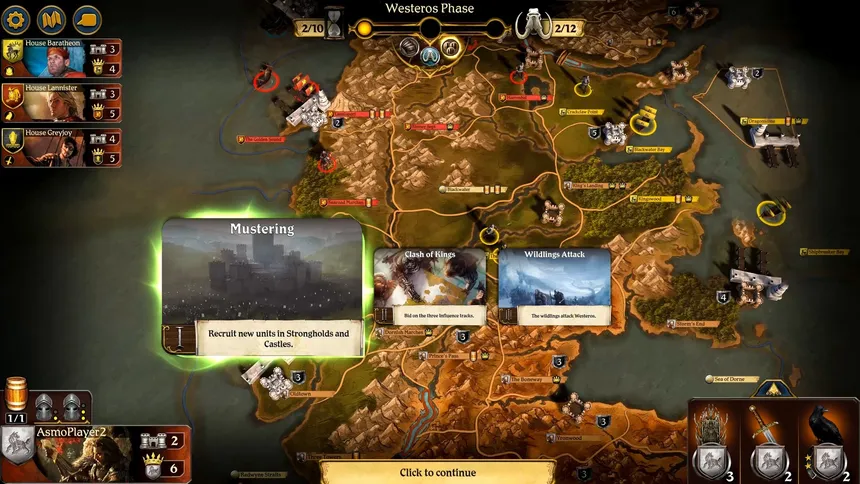 Скриншот 4 к игре A Game of Thrones: The Board Game - Digital Edition