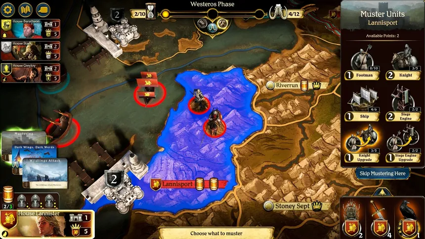 Скриншот 5 к игре A Game of Thrones: The Board Game - Digital Edition
