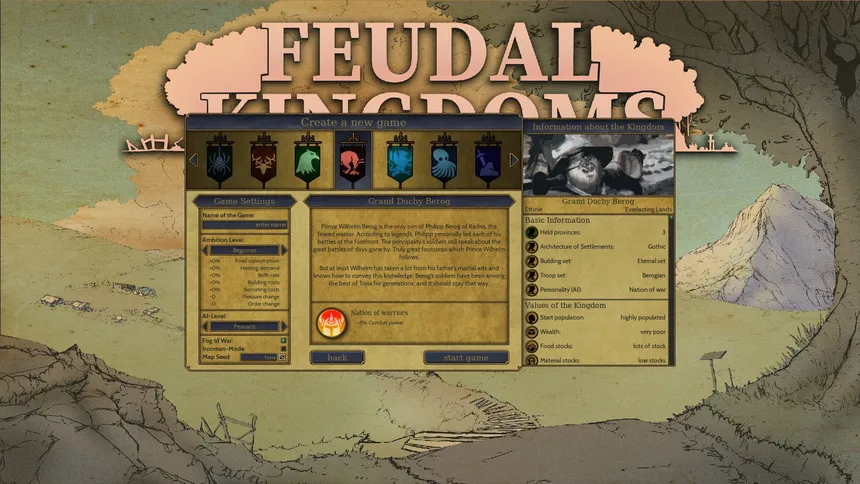 Скриншот 1 к игре Feudal Kingdoms