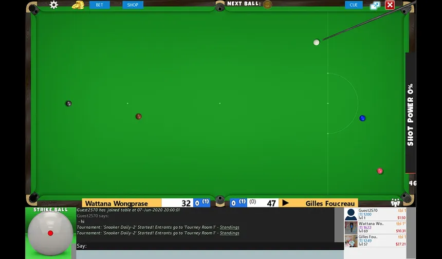 Скриншот 4 к игре Flash Snooker Game