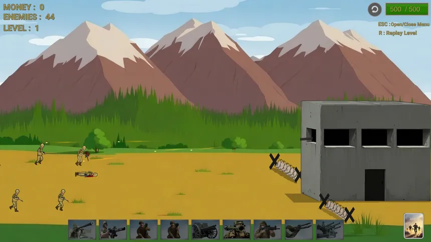 Скриншот 1 к игре Defensive Attacks