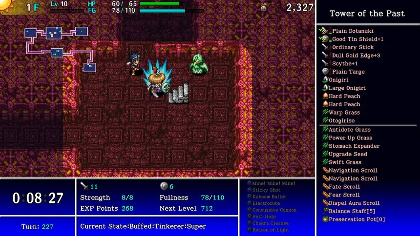Скриншот 6 к игре Shiren the Wanderer: The Tower of Fortune and the Dice of Fate