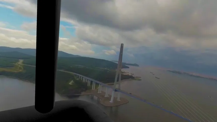 Скриншот 3 к игре Hot-air VR Balloon trip over Russian Primorye