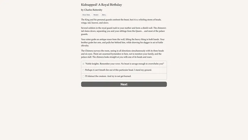 Скриншот 1 к игре Kidnapped! A Royal Birthday