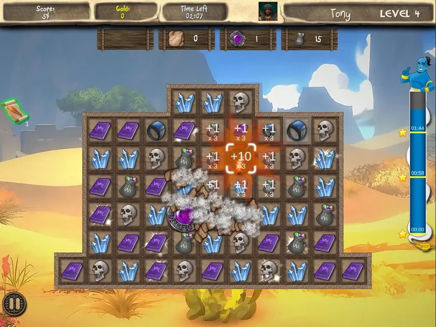 Скриншот 1 к игре Arabian Treasures: Midnight Match