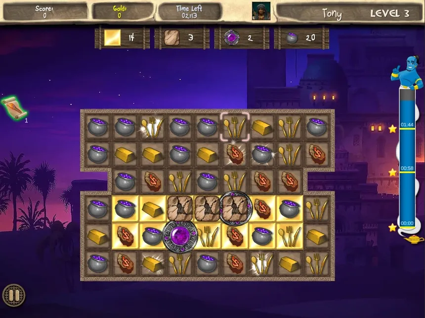 Скриншот 2 к игре Arabian Treasures: Midnight Match