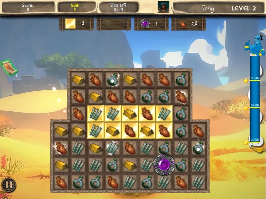 Скриншот 3 к игре Arabian Treasures: Midnight Match