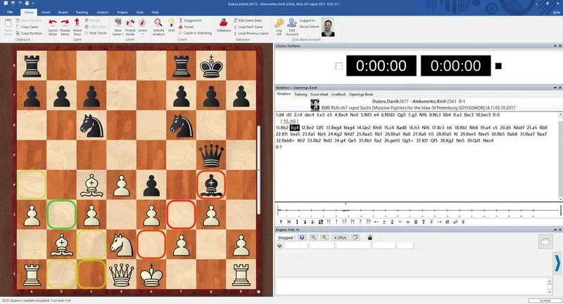 Скриншот 8 к игре Fritz Chess 17 Steam Edition