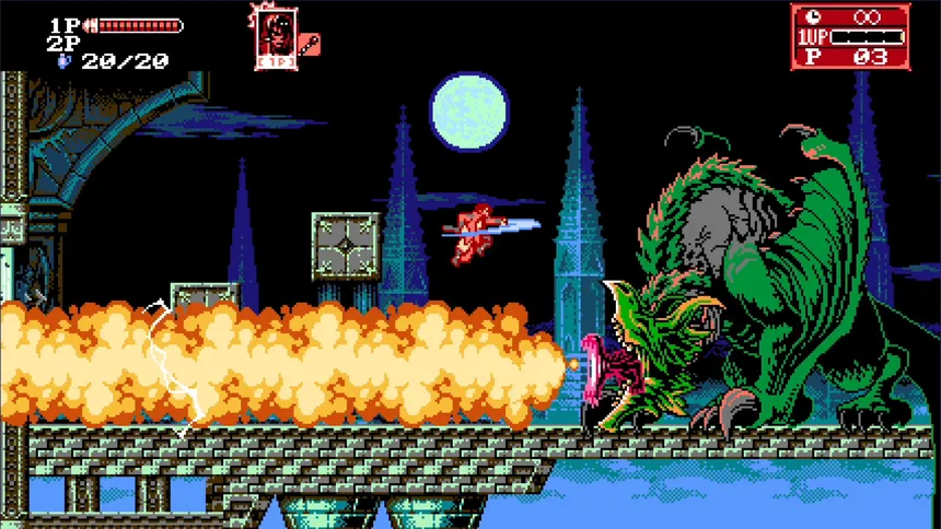 Скриншот 1 к игре Bloodstained: Curse of the Moon 2