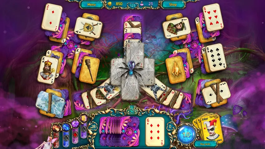 Скриншот 1 к игре Dreamland Solitaire: Dark Prophecy