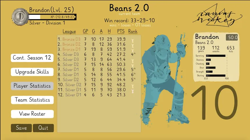 Скриншот 3 к игре Canvas Hockey