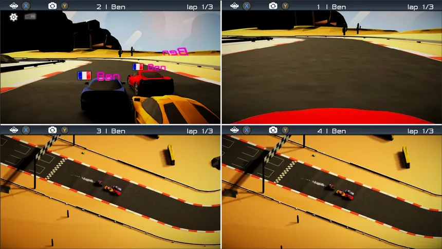 Скриншот 4 к игре Turbo Machines Mini Racing