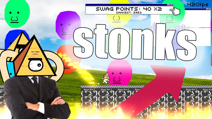 Скриншот 2 к игре Meme Run 2