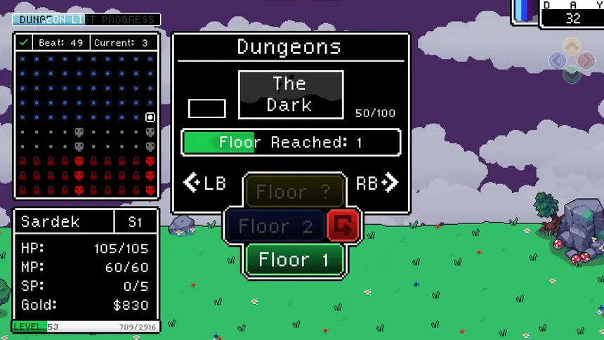 Скриншот 5 к игре Hearts of the Dungeon List
