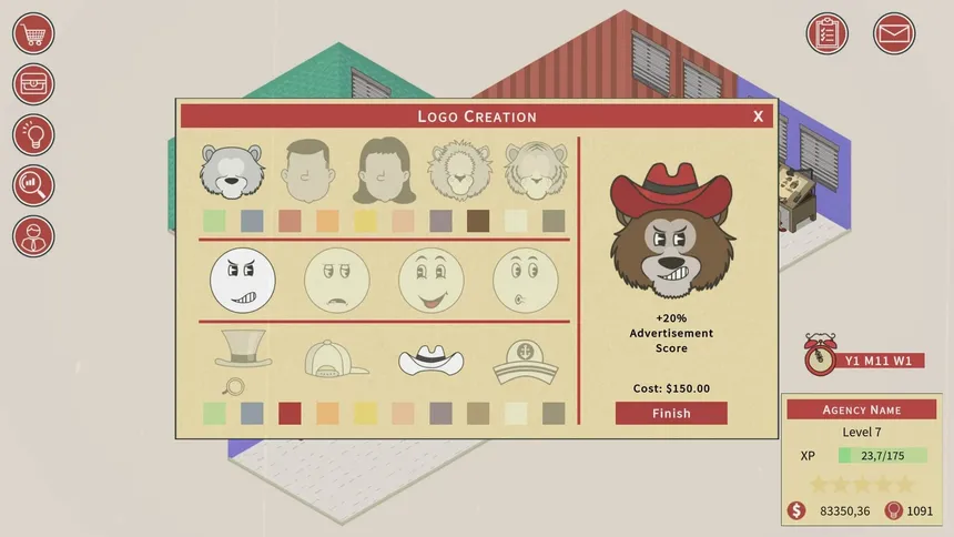 Скриншот 4 к игре Ad Agency Tycoon