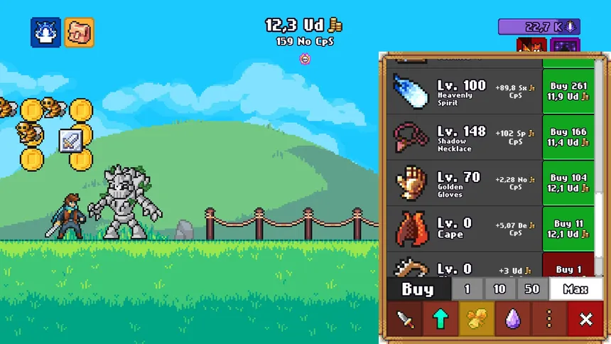 Скриншот 1 к игре Idle Slayer