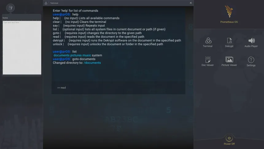Скриншот 3 к игре Prometheus OS