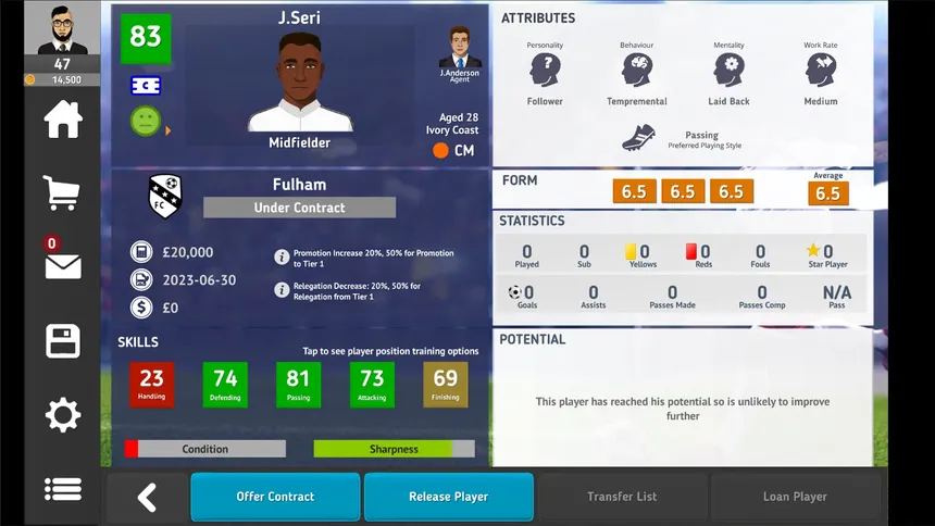 Скриншот 3 к игре Club Soccer Director 2021