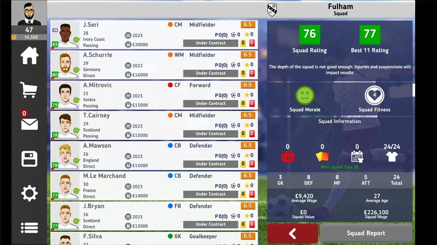 Скриншот 7 к игре Club Soccer Director 2021