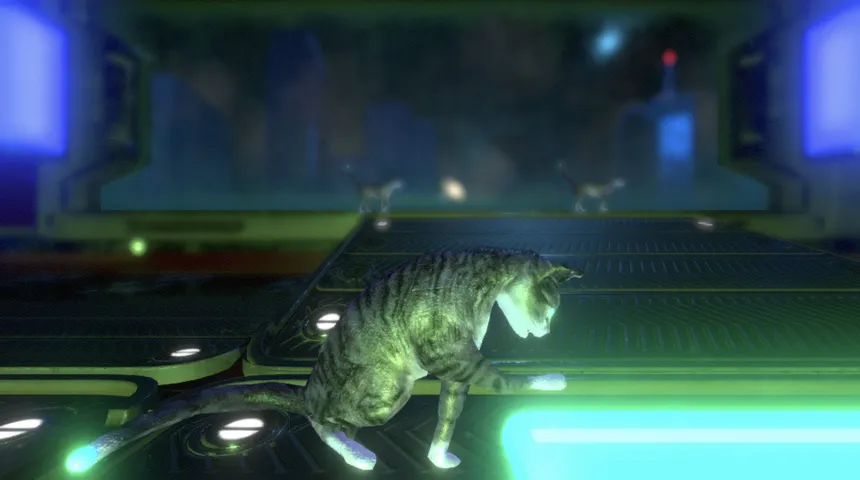 Скриншот 1 к игре Neon Cyborg Cat Club