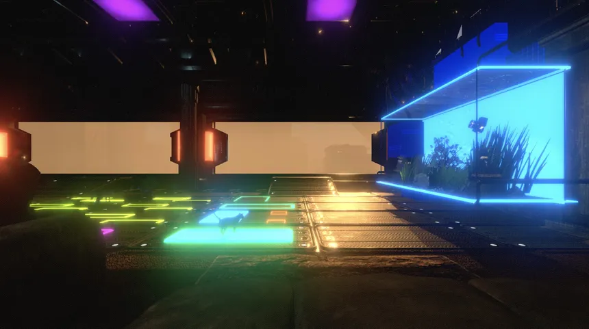 Скриншот 2 к игре Neon Cyborg Cat Club
