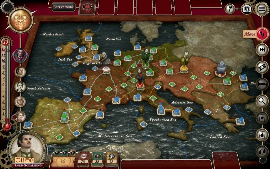 Скриншот 1 к игре Fury of Dracula: Digital Edition