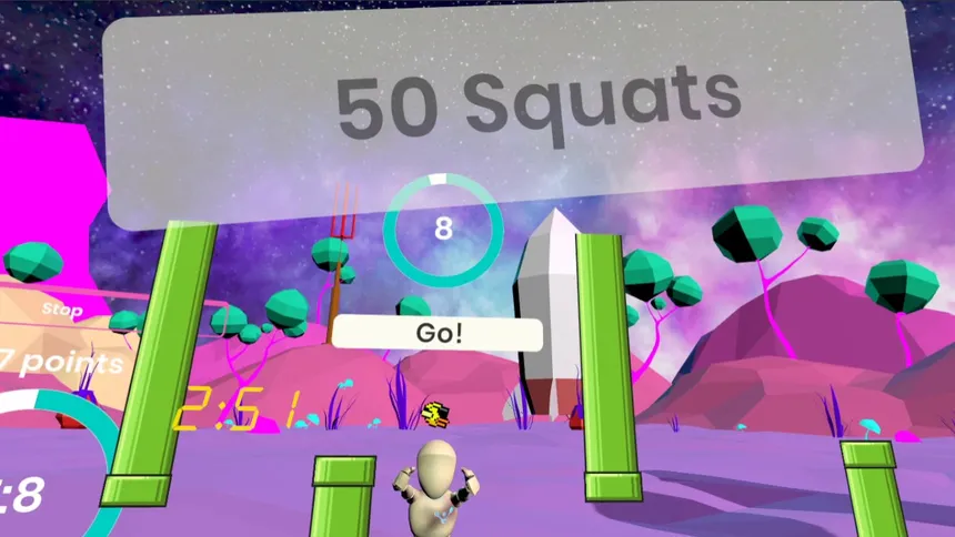 Скриншот 1 к игре RealFit (VR fitness)