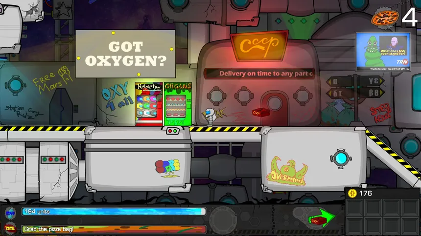 Скриншот 1 к игре Costa's Classic Cosmic Pizzas