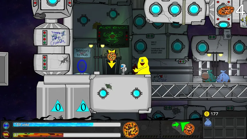Скриншот 3 к игре Costa's Classic Cosmic Pizzas