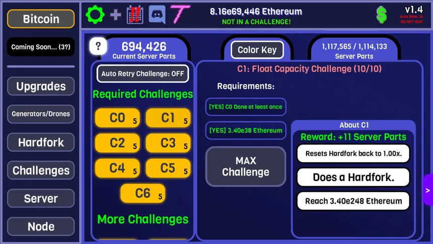 Скриншот 2 к игре CryptoClickers: Crypto Idle Game