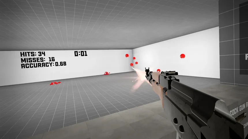Скриншот 1 к игре Paralax Vr Aim Trainer