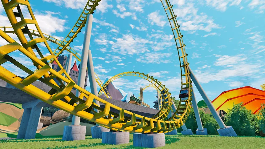 Скриншот 1 к игре Orlando Theme Park VR - Roller Coaster and Rides